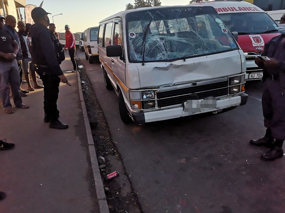 Elderly pedestrian run over by a taxi in Verulam CBD – KZN