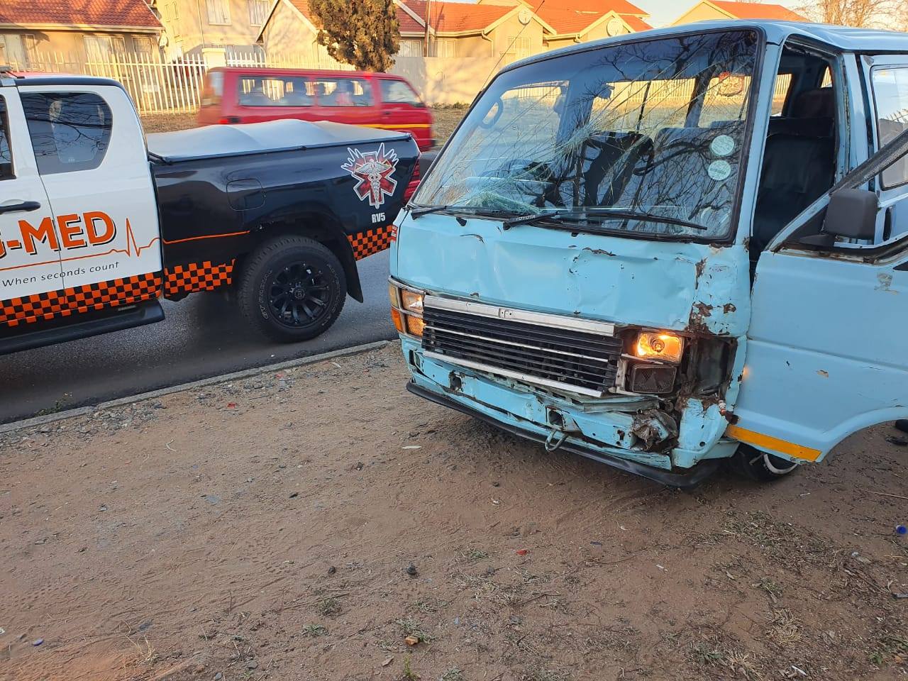 Multiple injured in a taxi collision in Germiston