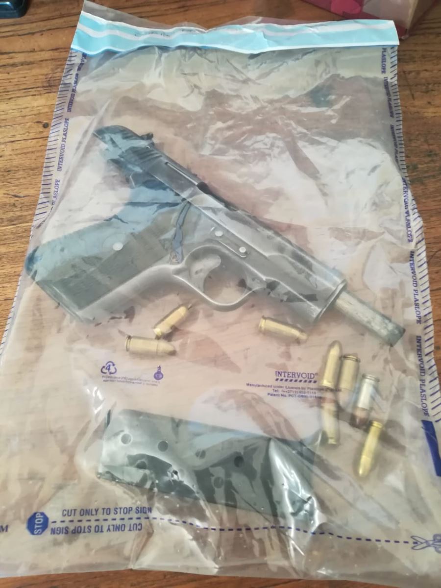 Three firearms seized, four men in custody