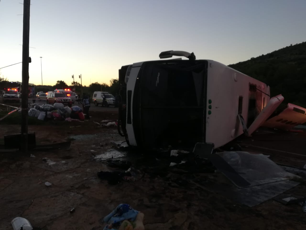 Several injured after bus rollover on the N14 and Eeufees offramp, Pretoria