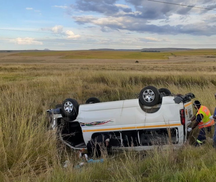 Five injured in a taxi collision on the N3