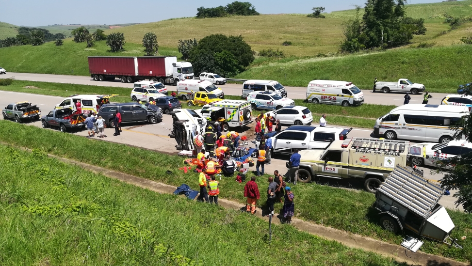 KwaZulu-Natal: Two critical, multiple others injured in North Coast crash