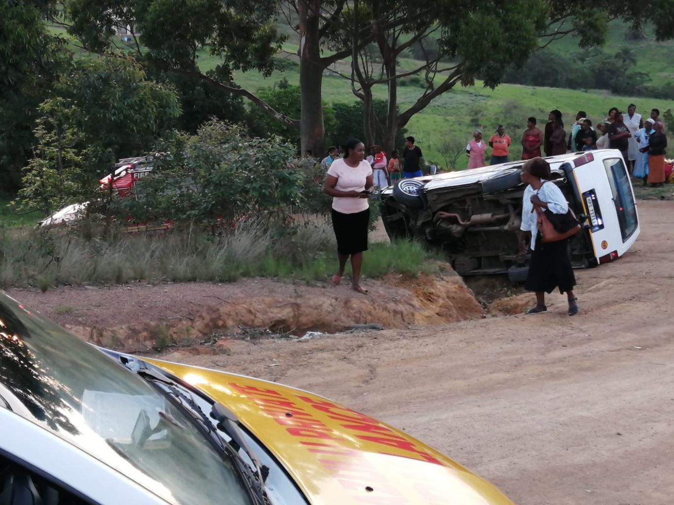 Two injured in taxi rollover at Bomela in KZN