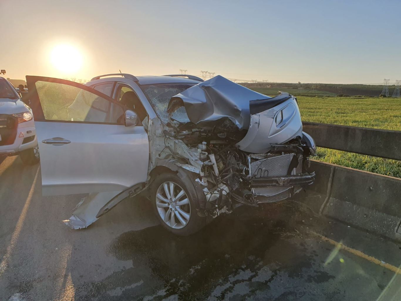 Two injured in multiple vehicle collision on the R34 near Melomed