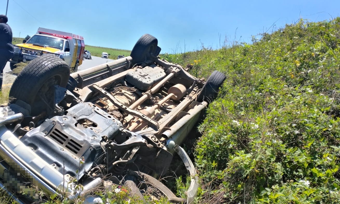 A bakkie and a car collided along the R56 near Richmond