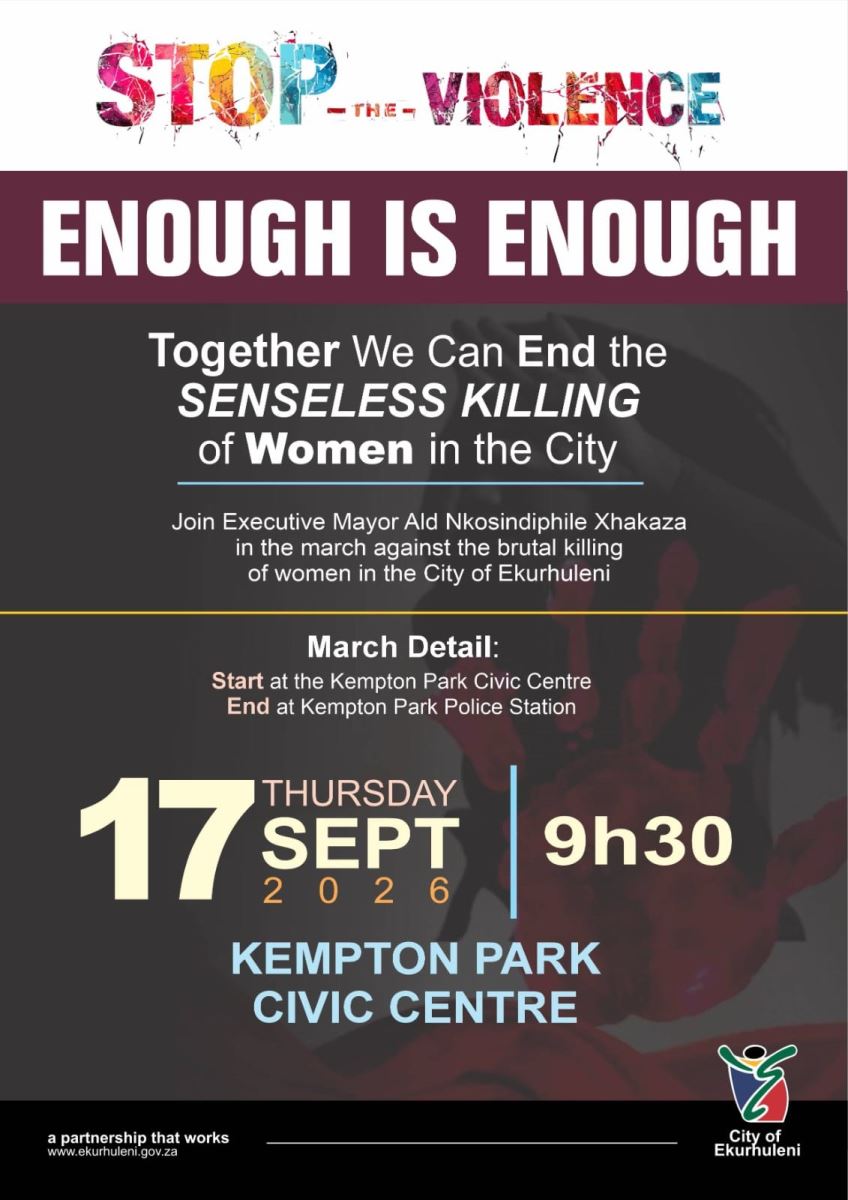 March Against the Senseless Killing of Women in Ekurhuleni