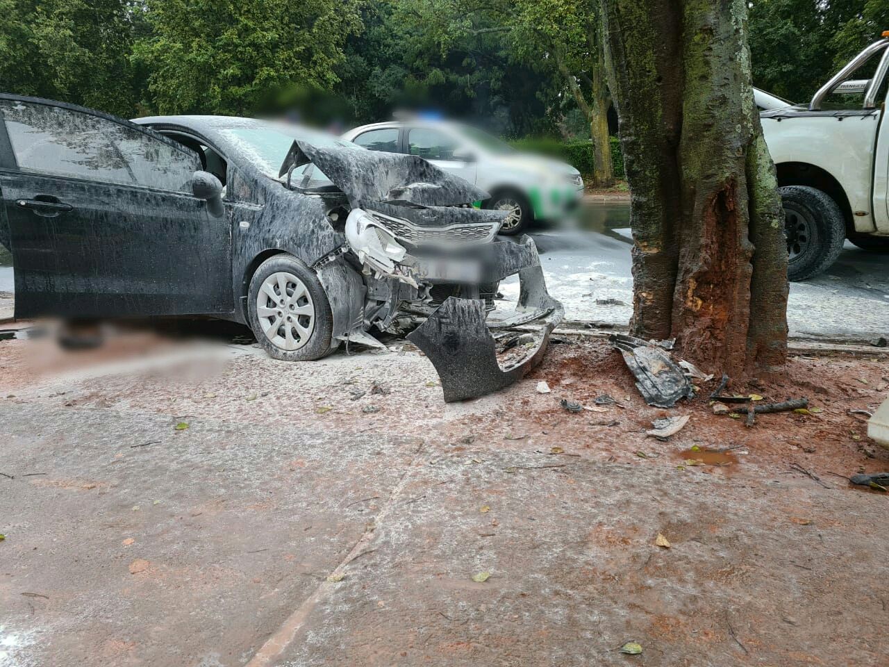Female driver seriously injured as car is crashes into a tree in Hatfield