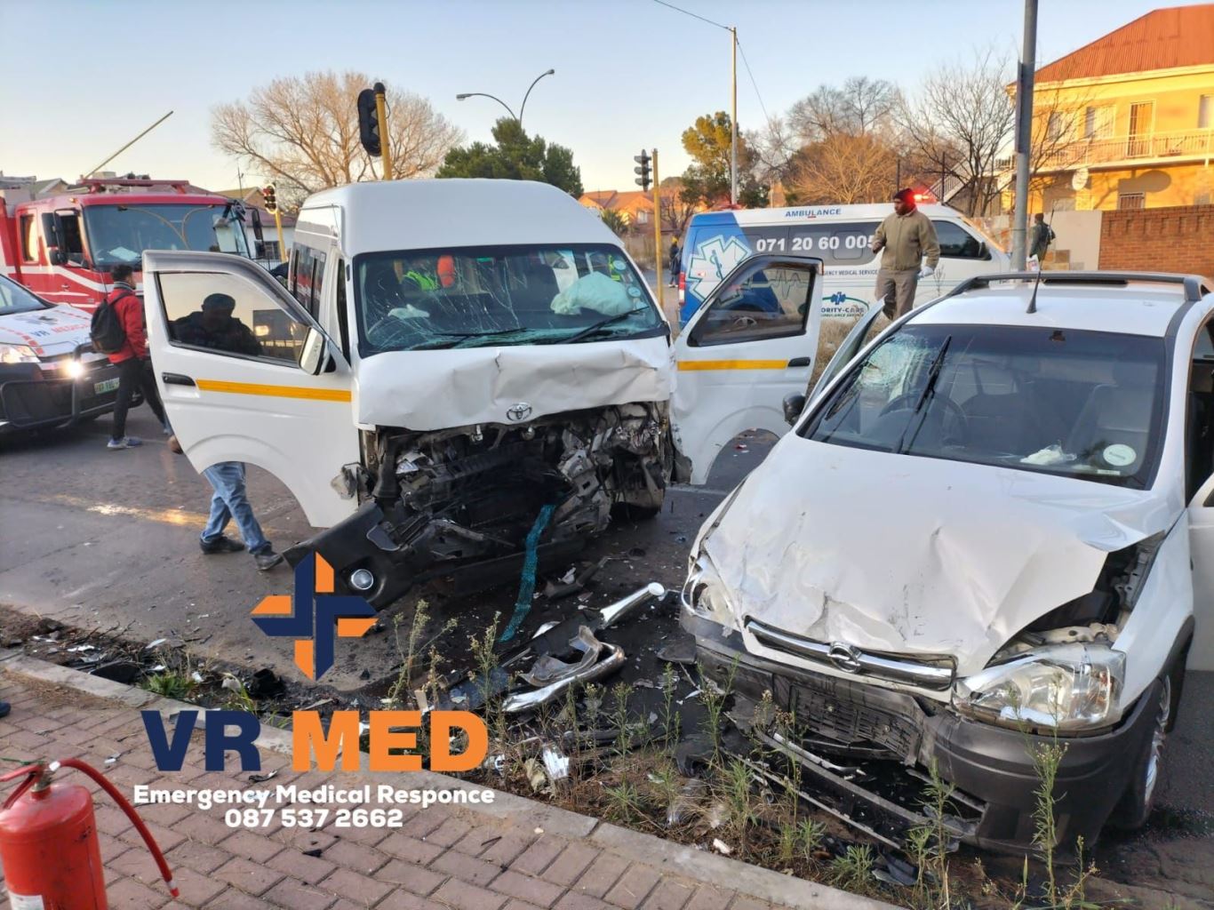 Several injured in a collision in Bloemfontein - Arrive Alive