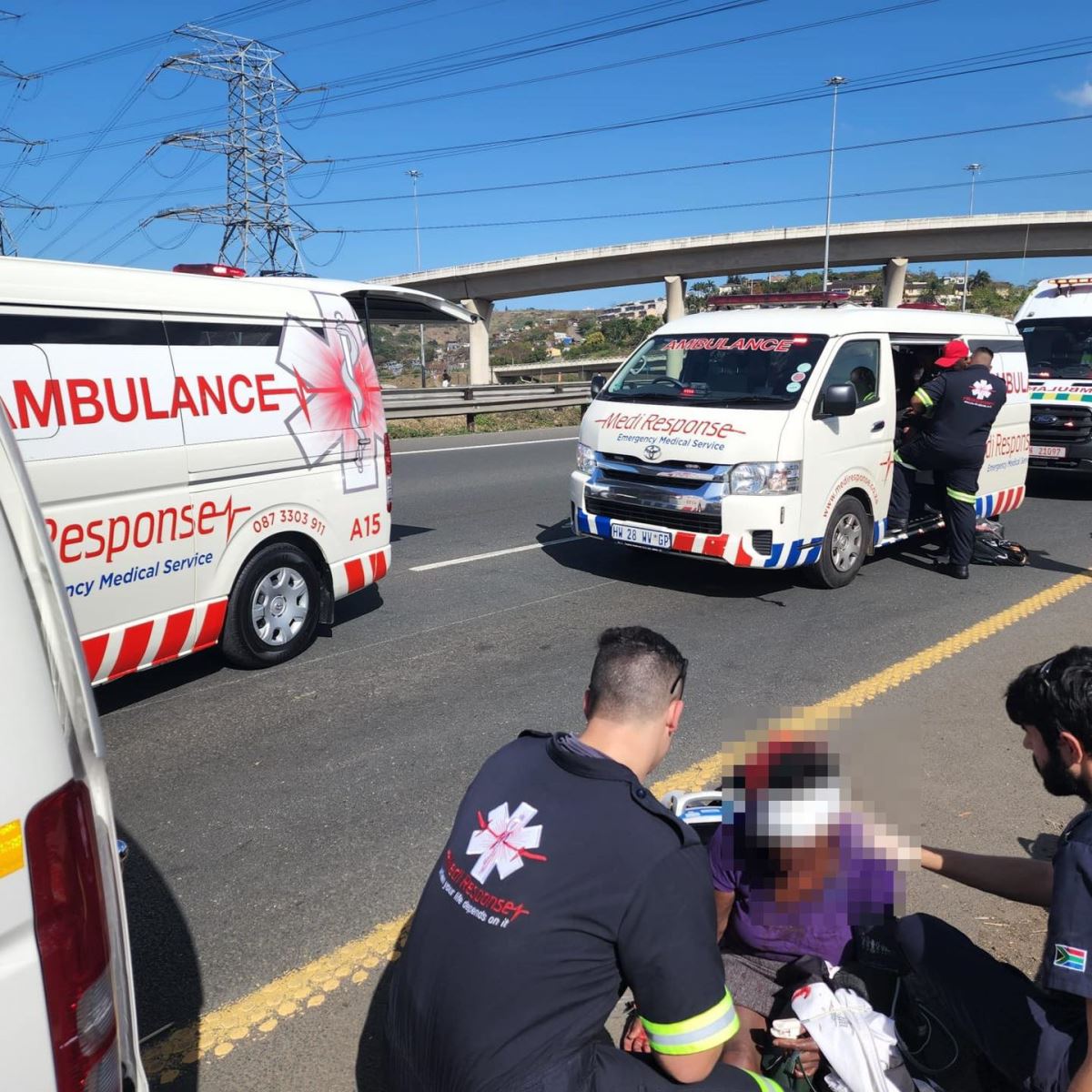 Multiple injuries following taxi crash - N2 Spaghetti Junction - Arrive ...