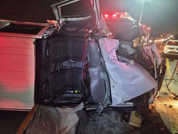 Two seriously injured in a head-on crash on the N2, Okavango Road