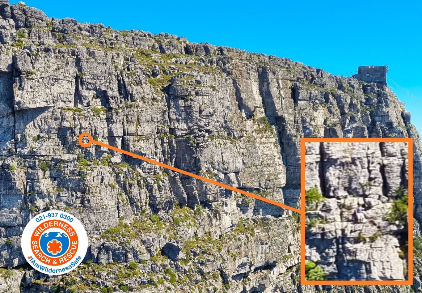 Dramatic rescue of hikers from sheer cliff face