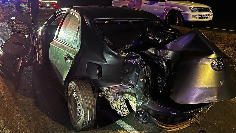 Two people were seriously injured in a collision in Hanover Park