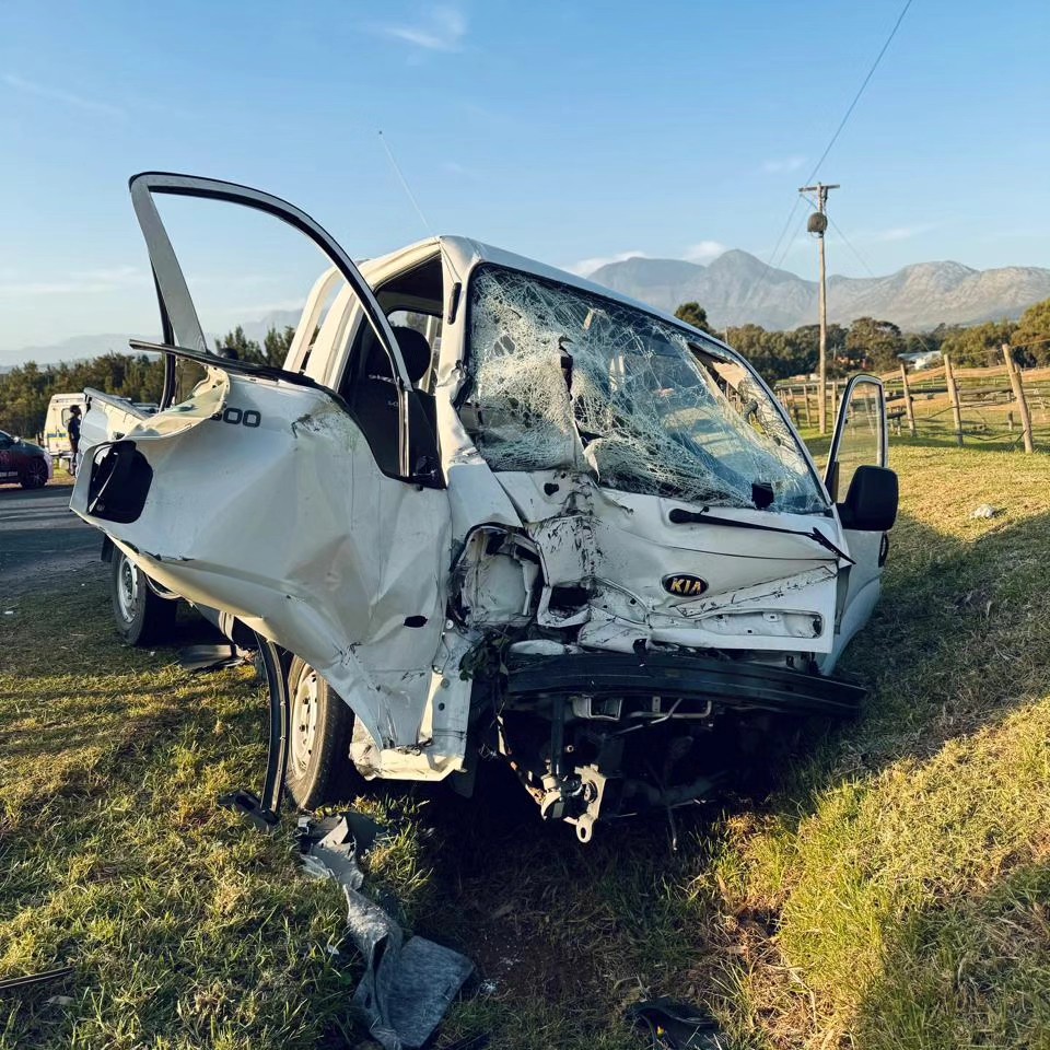 Two people were injured in a serious collision in Gordons Bay