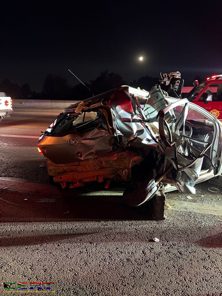 Five people were injured in a multi-vehicle collision on the N1 North ...
