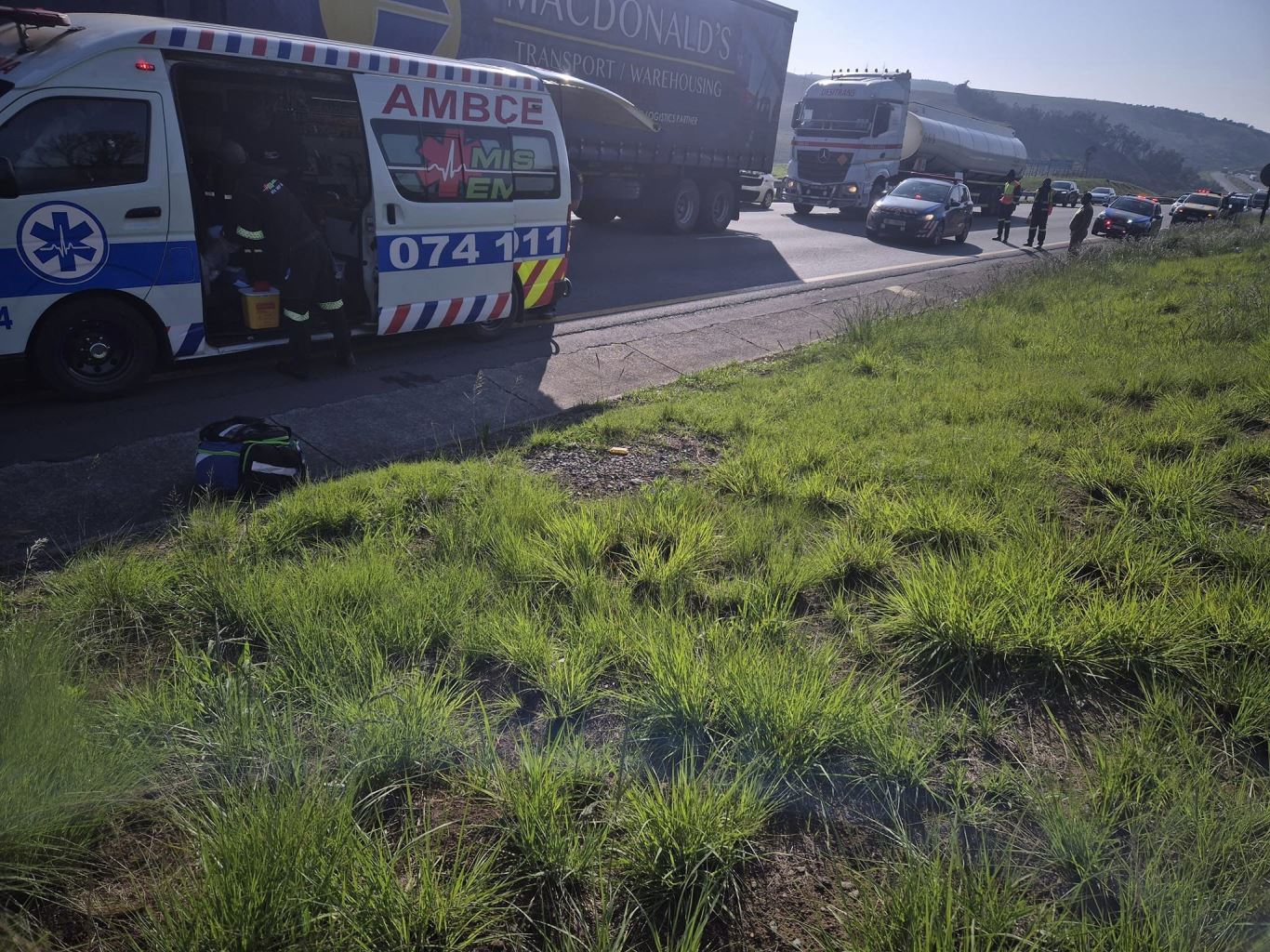 Pedestrian critically injured in a hit-and-run collision on the N3 in KZN