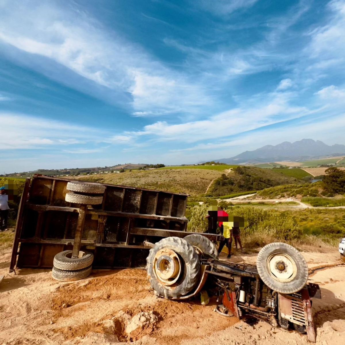 Multiple people were injured in a farming accident in Stellenbosch