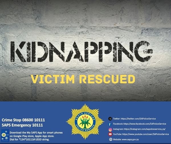 Concerted and coordinated efforts lead to the arrest of kidnapping suspects