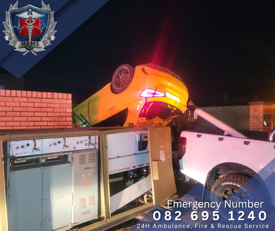 Single-vehicle accident on Beethoven Street in Hartbeespoort. - Arrive ...
