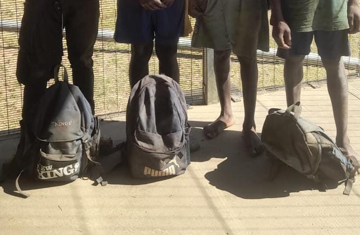 Illegal mining suspects arrested and found in the possession of explosives