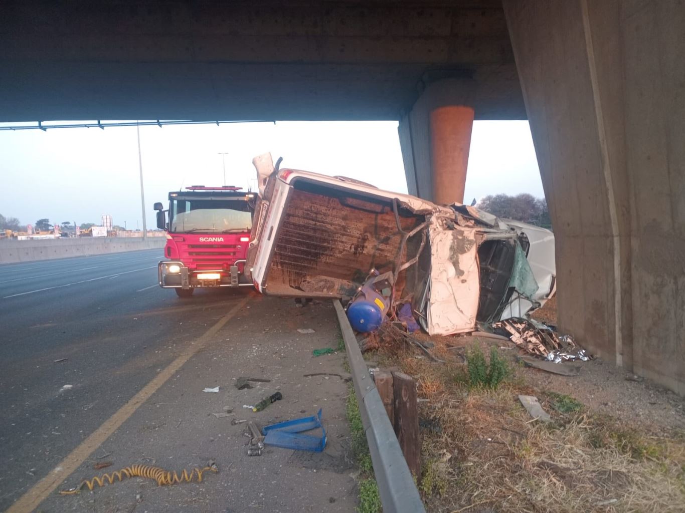Fatal crash on the N12 direction east, Boksburg