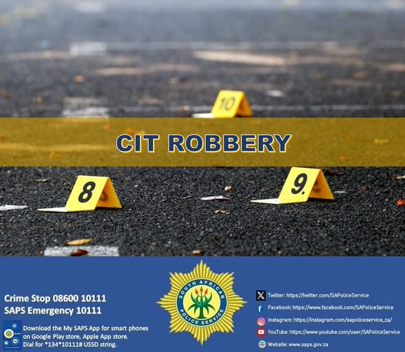 Police are on a lookout for suspects following a Cash-In-Transit ...
