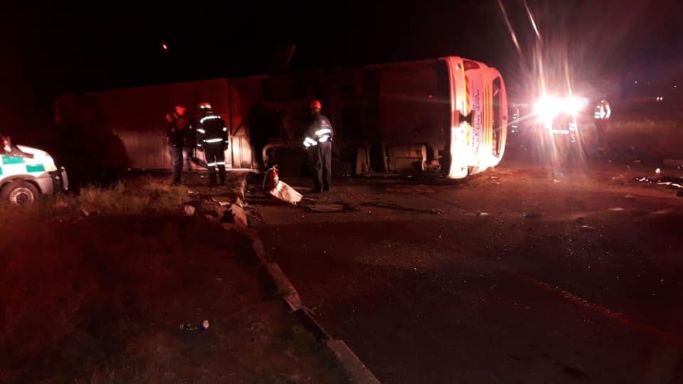 9 Killed in bus rollover in Welkom