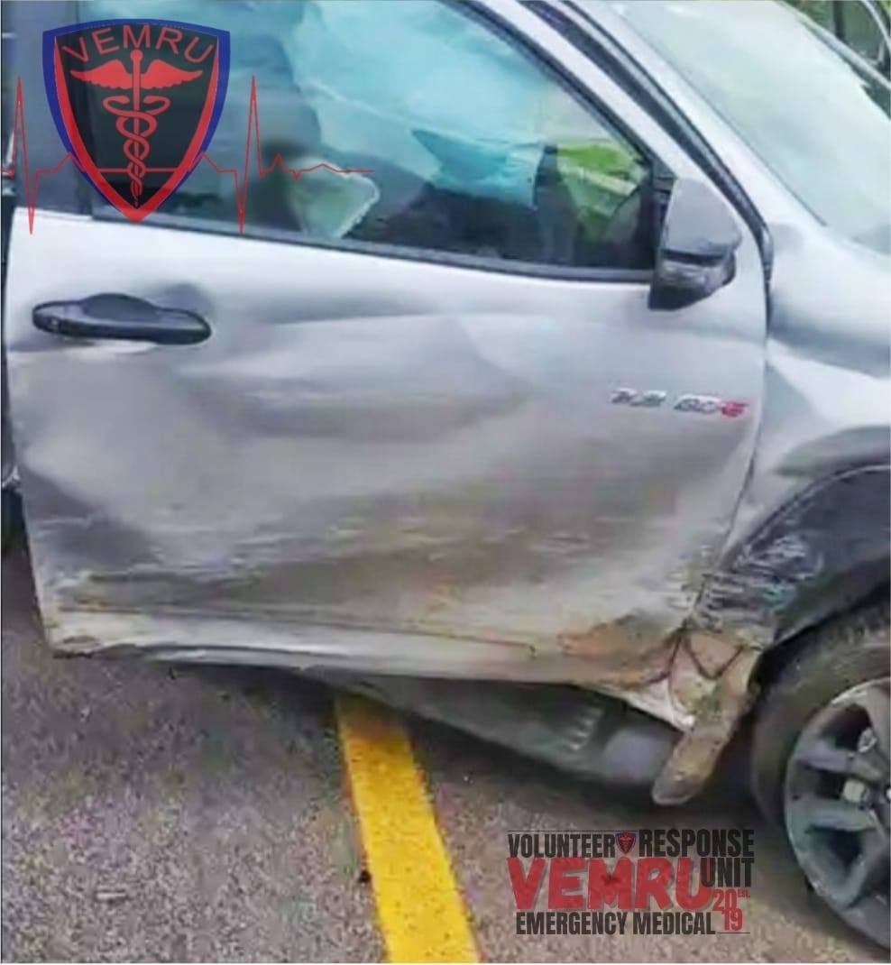 Motor vehicle collision on the N4 close to Simon Vermoten in Pretoria East.