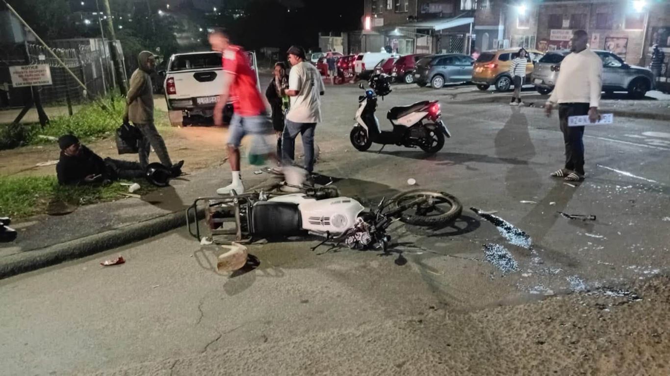 Delivery Biker Injured In Crash: Grangetown – KZN