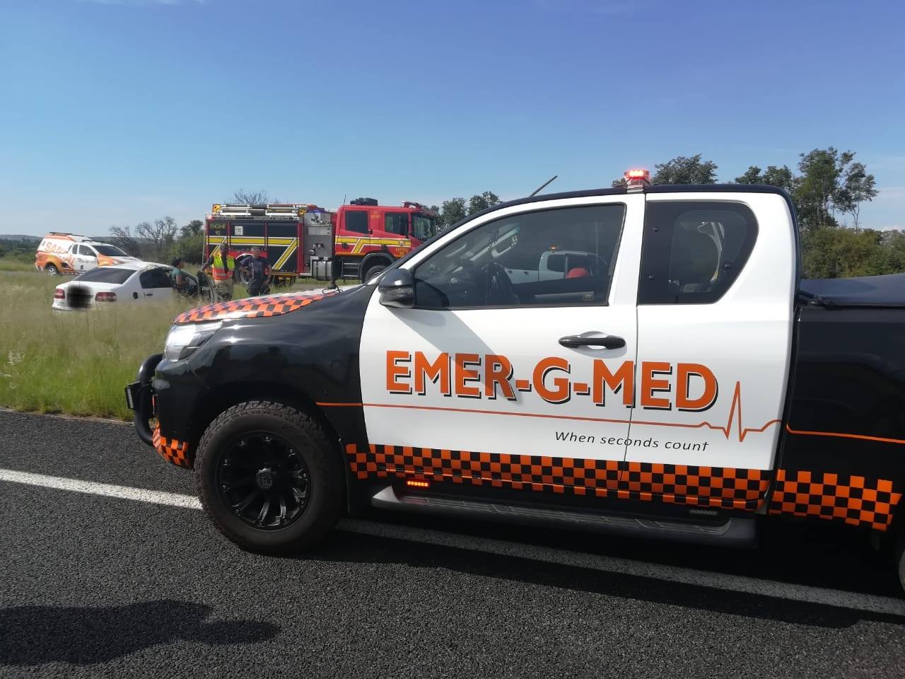 One person injured in single vehicle rollover crash on the N4 close to ...