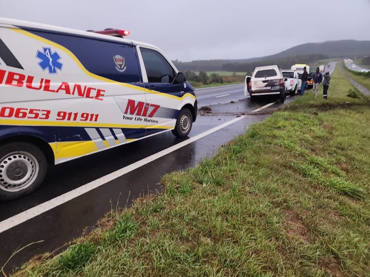 Mi7 EMS Responds to Two Accidents on N3 as Wet Roads Create Hazardous Conditions