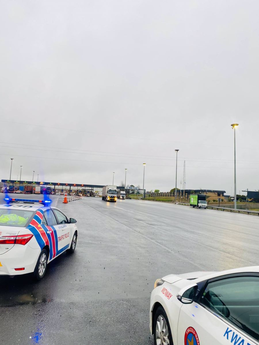 Motorists urged to exercise extra caution—reduce speed and keep the following distance on wet roads