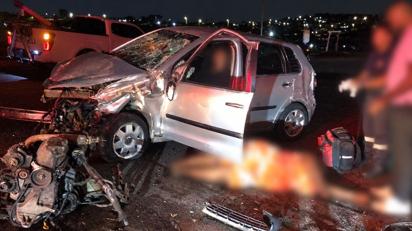Serious injuries were reported following a single-vehicle crash near the intersection of Dumisani Makhaye Drive and Malandela Road