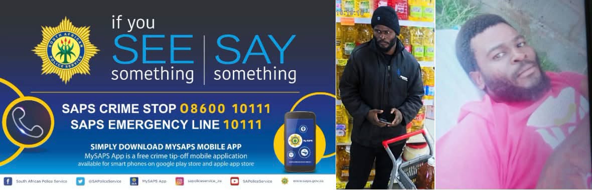 Search for a person of interest in a CIT Robbery investigation, Sasolburg