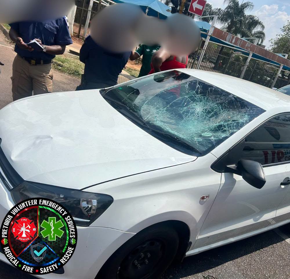 Pedestrian-vehicle accident in Gezina