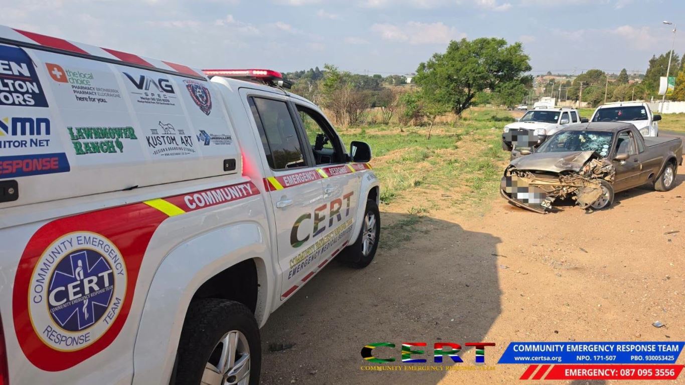 Motor vehicle collision on the R114 near Mnandi in Centurion