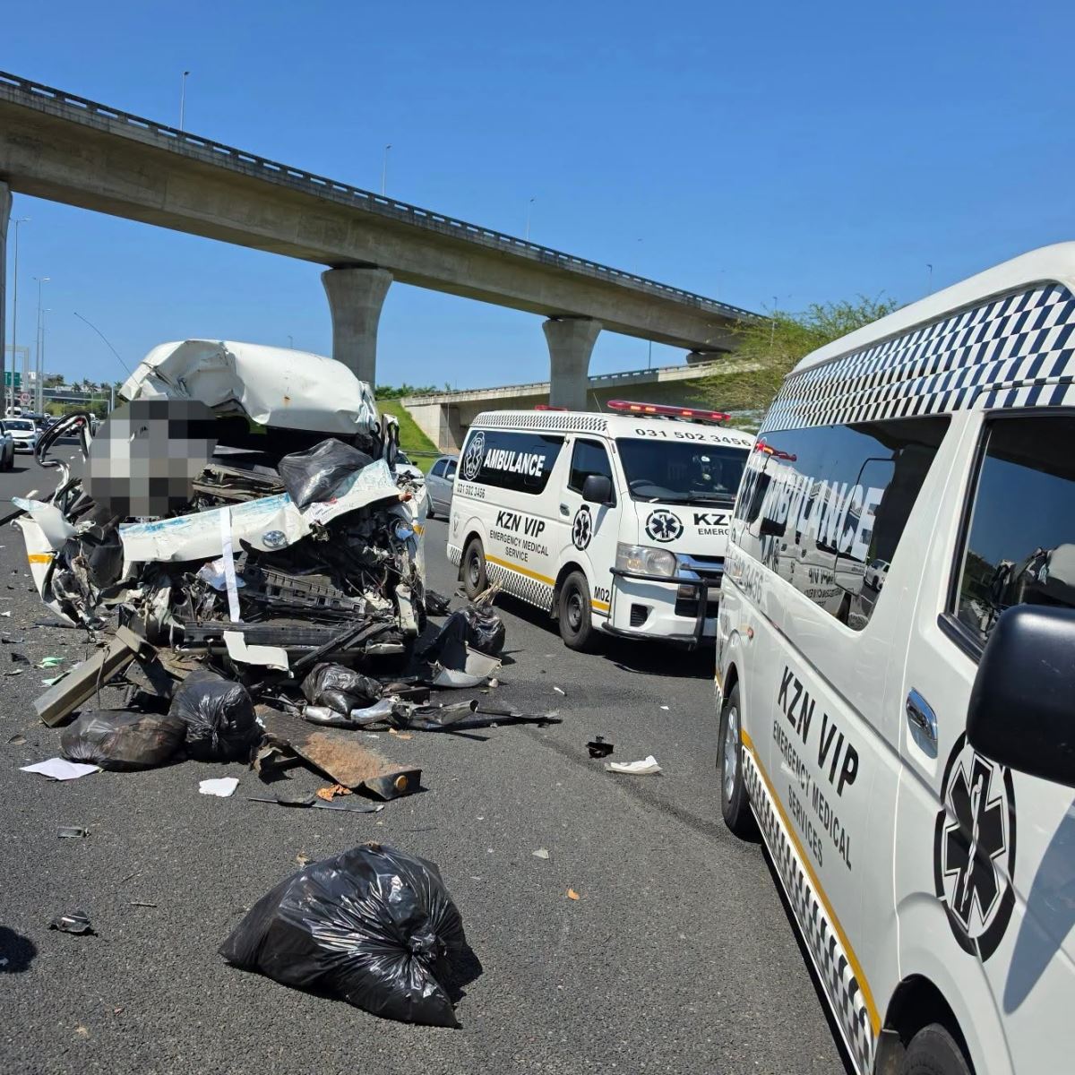 One person has died following a serious two vehicle crash on the M41, travelling from Umhlanga Rocks towards Phoenix