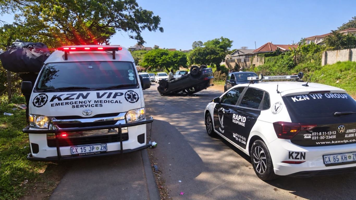 One person sustained moderate injuries after a vehicle overturned on Trenance Park Drive in Phoenix