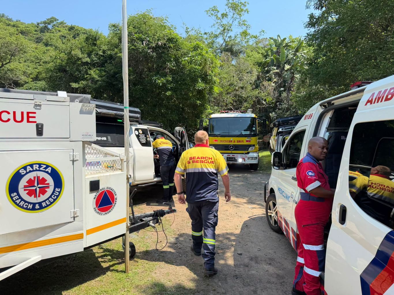 Hiker rescued after he experienced a cardiac-related medical emergency deep within Kloof Gorge