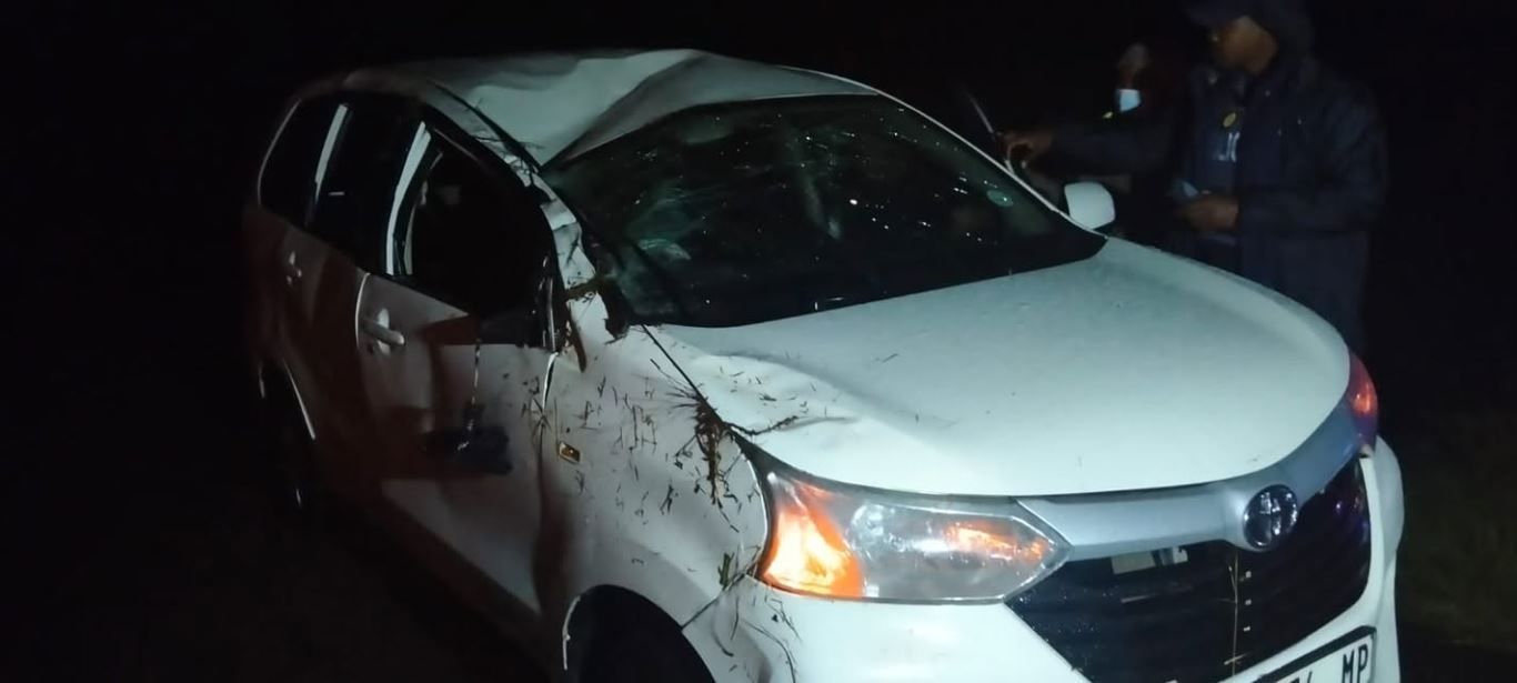 A single-vehicle accident has been reported on the R547