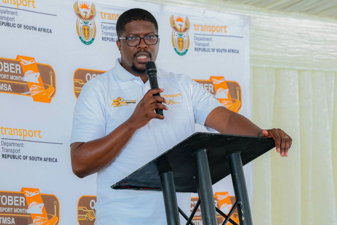 Deputy Minister of Transport, Mkhuleko Hlengwa addressed the Buscor Road Safety and Driver Wellness Initiative
