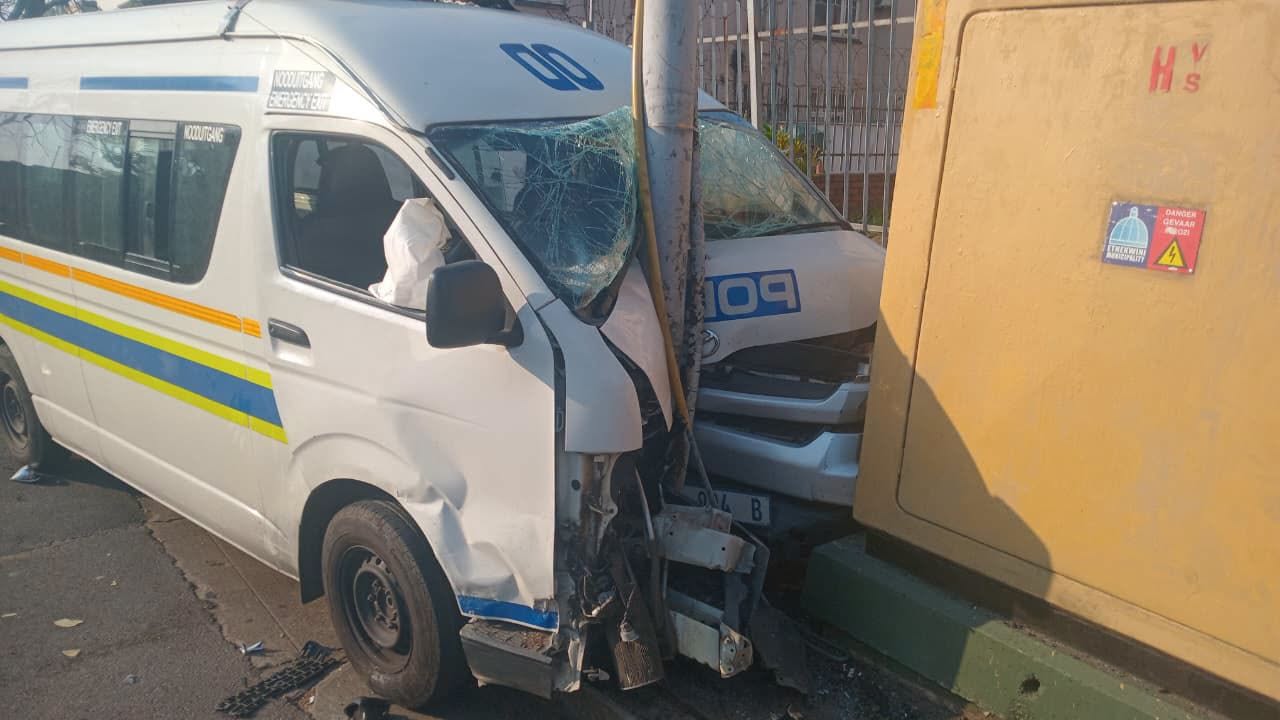 Road crash at the intersection of Clark Avenue and Moore Road, Durban