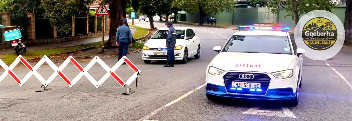 Motorists are advised that Park Drive, from the Bowling Club to Brickmakers Kloof, is CLOSED due to a cricket match, Port Elizabeth
