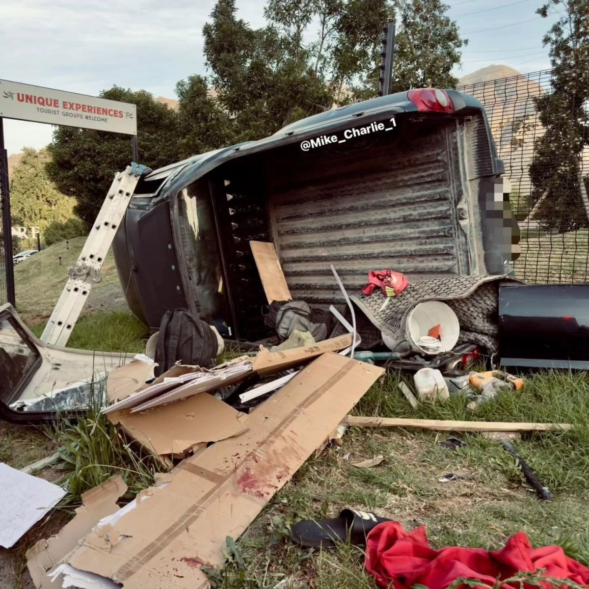 Two injured in a collision on the R310 Helshoogte Road, Kylemore