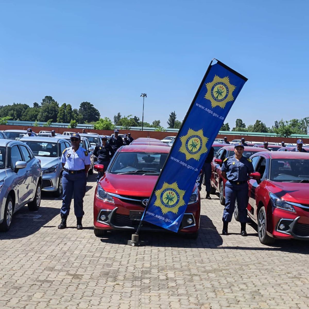 Handover of 1,087 vehicles at the SAPS Academy in Benoni
