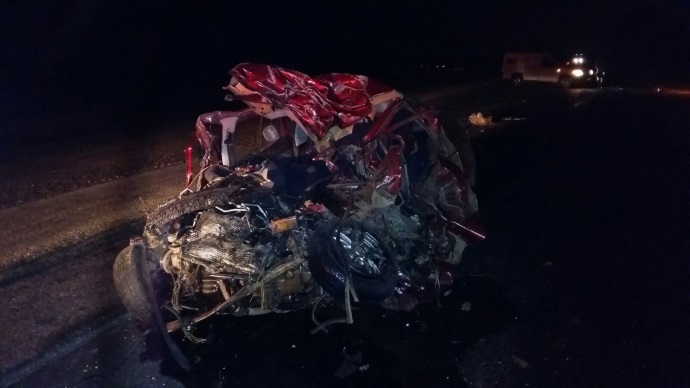 A man has tragically died after a Truck and car collided