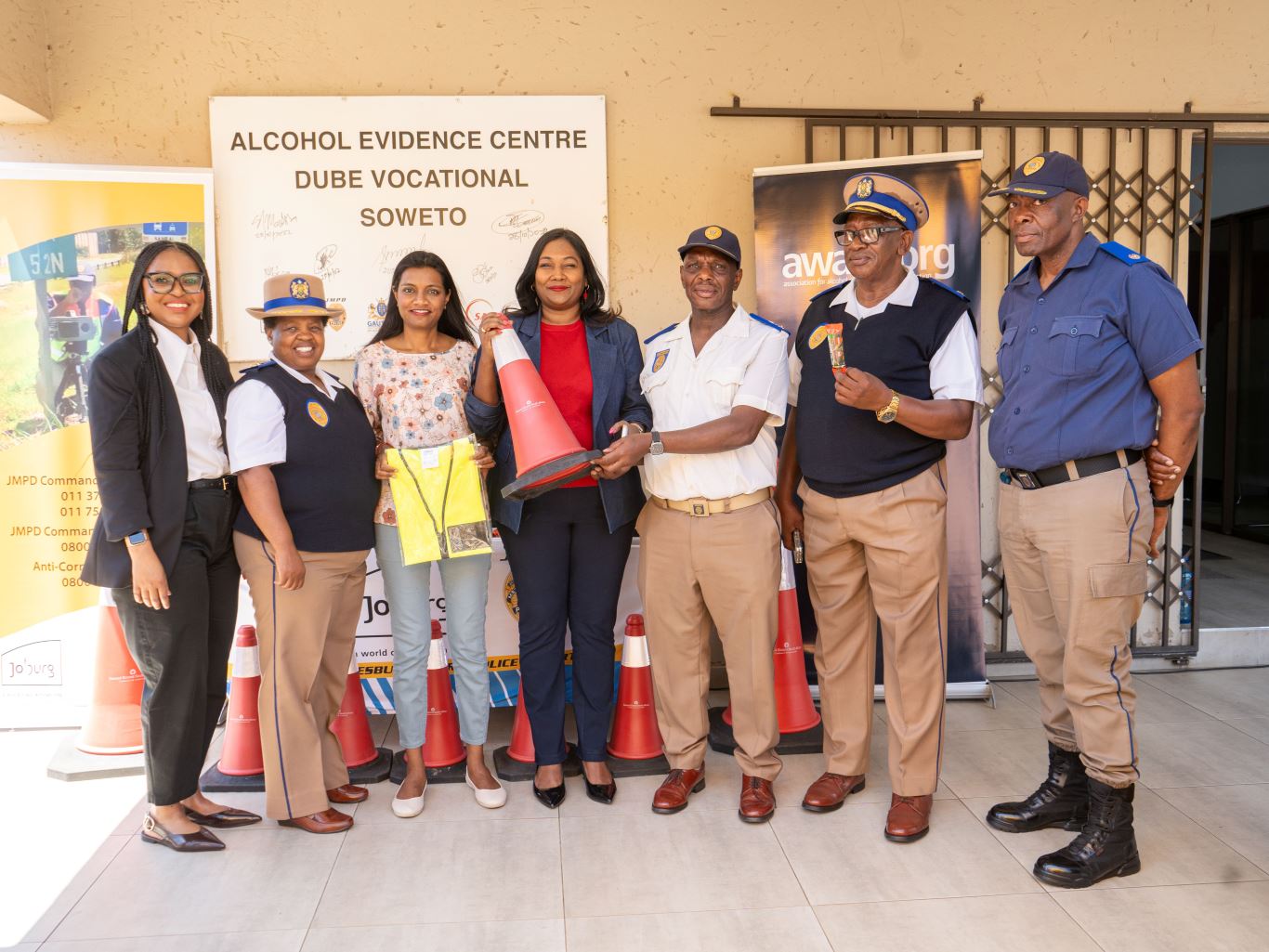 Aware.org and JMPD mark four years of partnership against drinking and driving