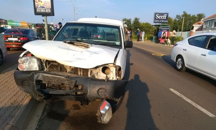 Biker left critical following a collision in Moreleta Park