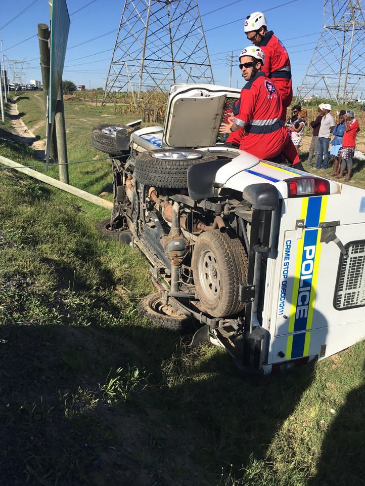 Officer and K9 companion escape serious injury in rollover