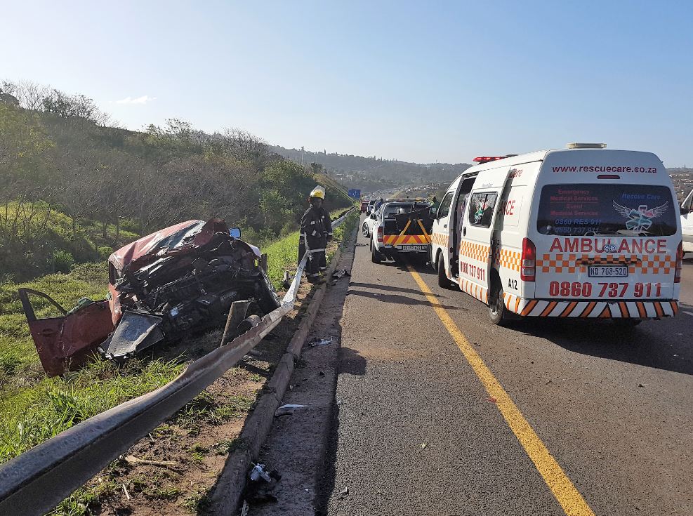 2 Injured in crash on the N2 North bound near Ridgeview Road Bridge