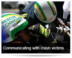 Communicating with crash victims